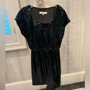 Trina Turk green sequin dress